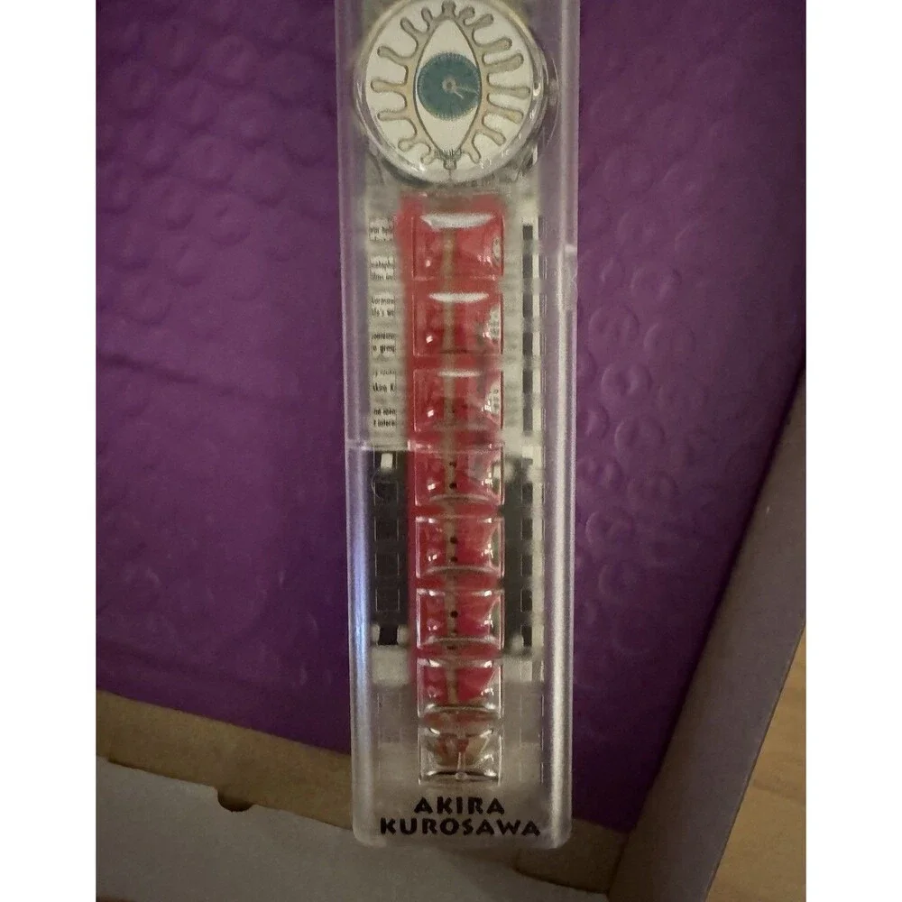 New Swatch Artists Eiga-shi GZ141 Akira Kurosawa 100 Years Of Cinema Watch 1995